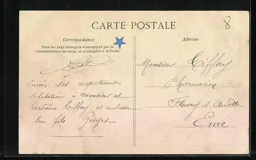 AK Villequier, Vue Generale des Quais