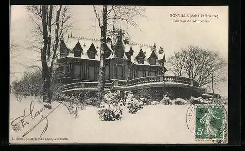AK Monville, Chateau du Mont-Blanc