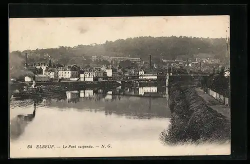 AK Elbeuf, Le Pont suspendu