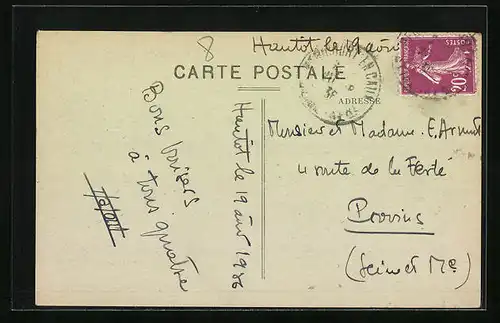 AK Malleville-les-Gres, L`Eglise et le Presbytere