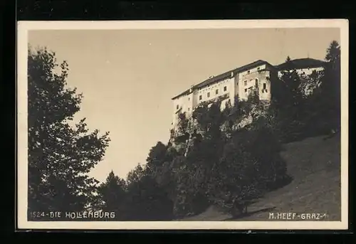 AK Klagenfurt, Blick zur Hollenburg