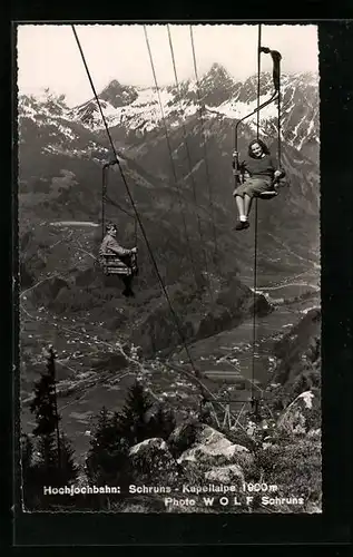 AK Schruns, Hochjochbahn, Kapellalpe, Sessellift