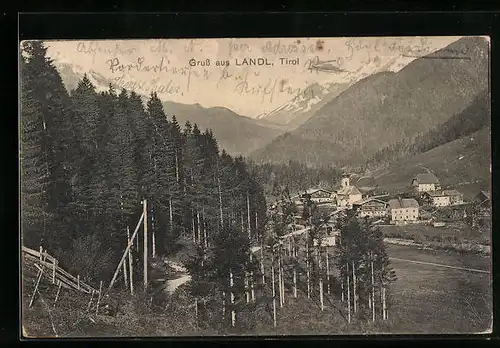 AK Landl, Blick in das idyllische Tal