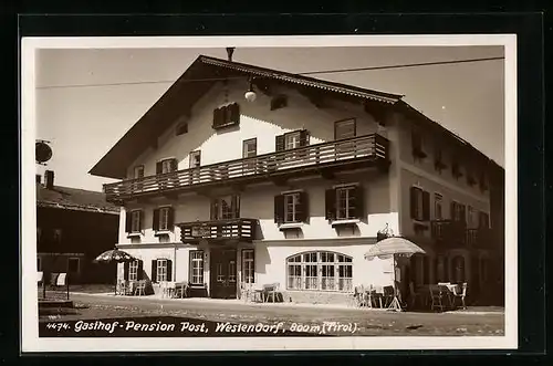 AK Westendorf, Gasthof und Pension Post im Sonnenschein