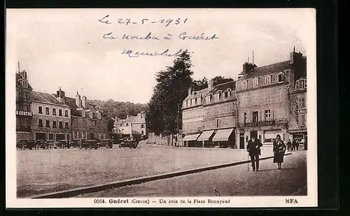 AK Gueret, Un coin de la Place Bonnyaud