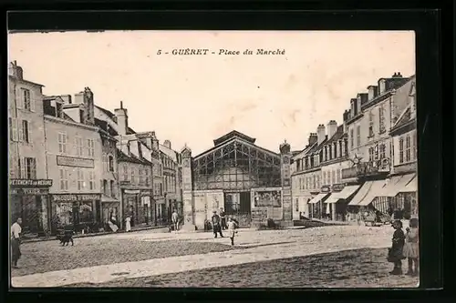 AK Gueret, Place du Marche