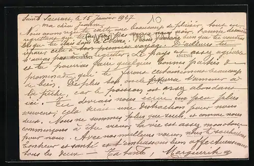 AK Gueret, Avenue de la Gare