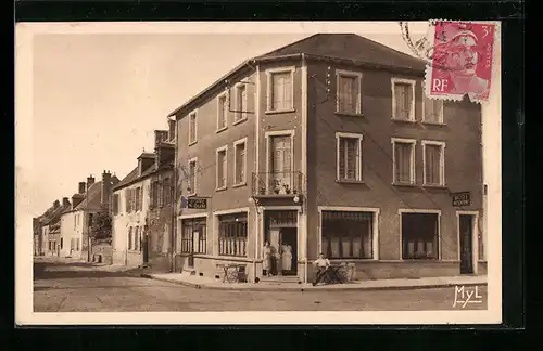 AK Gouzon, Hotel Moderne et Gendarmerie Nationale