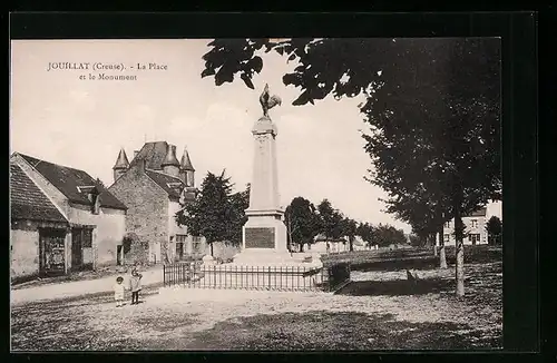 AK Jouillat, La Place et le Monument