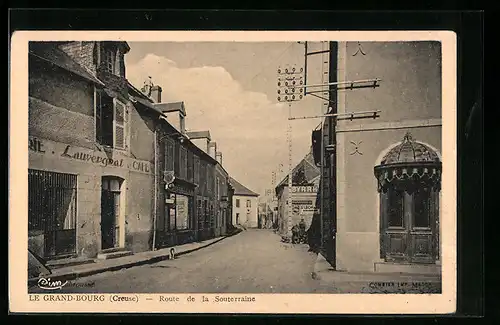 AK Le Grand-Bourg, Route de la Souterraine