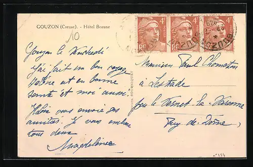 AK Gouzon, Hotel Beaune