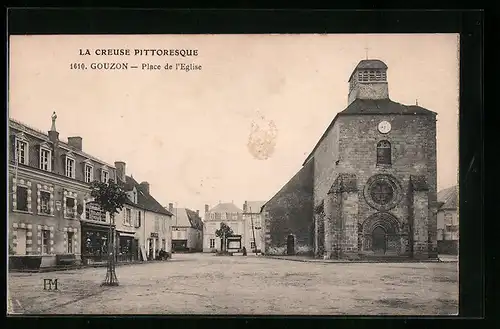 AK Gouzon, Place de l`Eglise