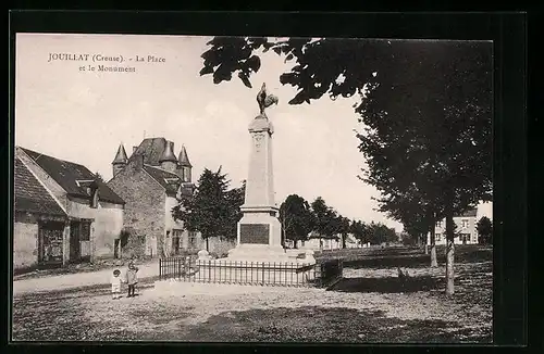 AK Jouillat, La Place et le Monument