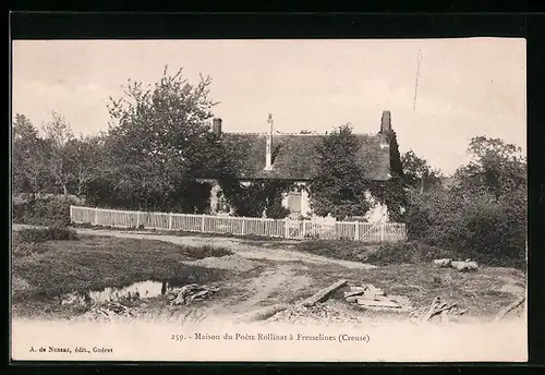 AK Fresselines, Maison du Poète Rollinat