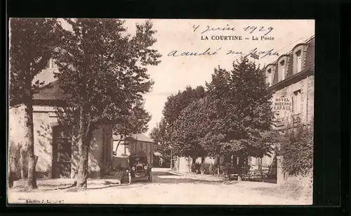 AK La Courtine, La Poste