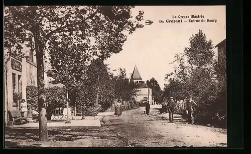 AK Crozant, Entrée du Bourg