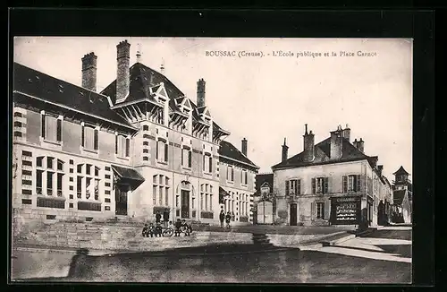 AK Boussac, L`École publique et la Place Carnot