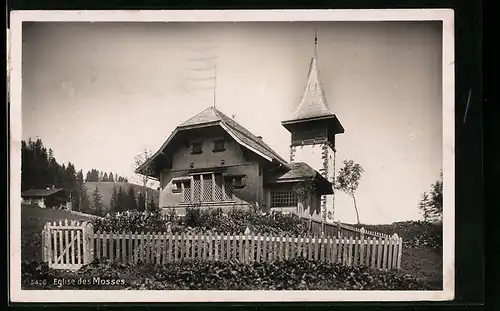 AK Les Mosses, Eglise des Mosses
