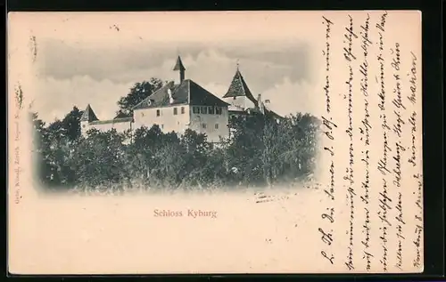 AK Kyburg, Blick auf das Schloss