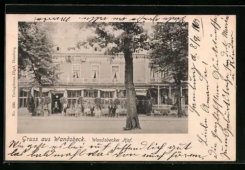 AK Wandsbek, Gasthaus Wandsbecker Hof