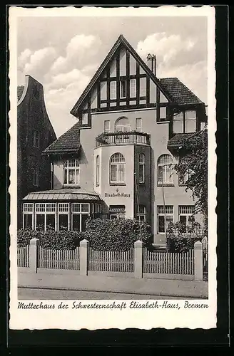 AK Bremen, Elisabeth-Haus, Mutterhaus der Schwesternschaft