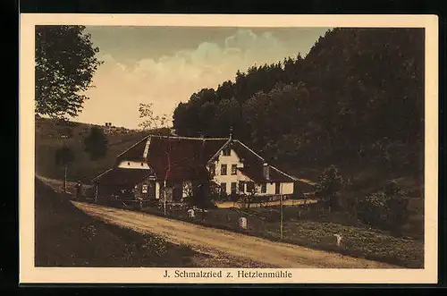 AK Görwihl, Gasthaus zur Hetzlenmühle von J. Schmalzried