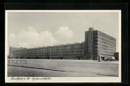AK Frankfurt-Ostend, Blick auf die Grossmarkthalle