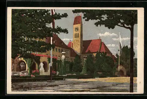 AK München-Schwabing, Krankenhaus