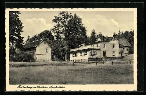 AK Festenburg / Oberharz, Blick auf das Kinderheim