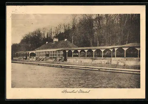 AK Solingen, Blick aufs Strandbad Ittertal