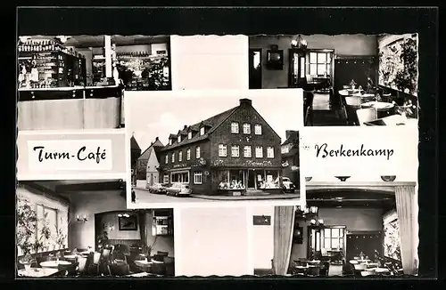 AK Haltern, Turm-Cafe Berkenkamp, Turmstrasse 4, Bes. Hubert Berkenkamp