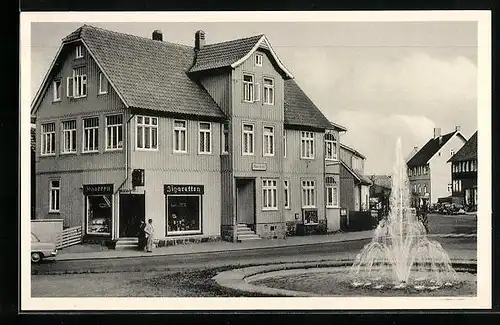 AK Braunlage-Oberharz, Haus Irene und Zigaretten-Geschäft