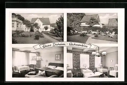 AK Hahnenklee /Oberharz, Haus Daheim, Inh. W. Sievers