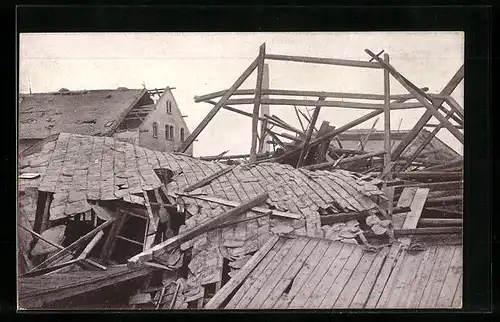 AK Chemnitz, Sturm-Katastrophe am 27. Mai 1916, Fritschings-Gut Chemnitz-Furth