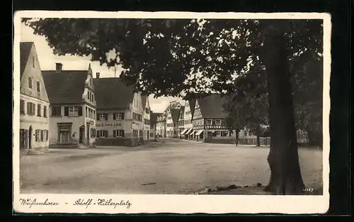 AK Weissenhorn, Partie am platz