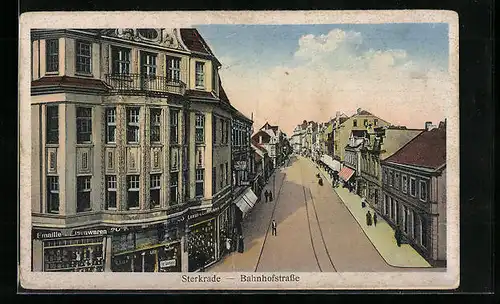 AK Sterkrade, Blick in die Bahnhofstrasse
