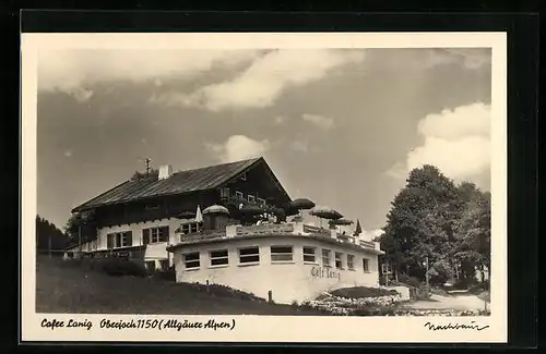 AK Oberjoch /Allgäu, Café Lanig
