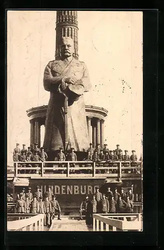 AK Berlin-Tiergarten, Der eiserne Hindenburg, Kriegshilfe