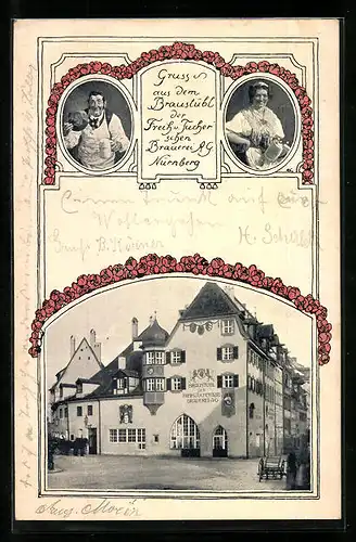 AK Nürnberg, Gasthaus Braustübl der Frech u., Tucher`schen Brauerei