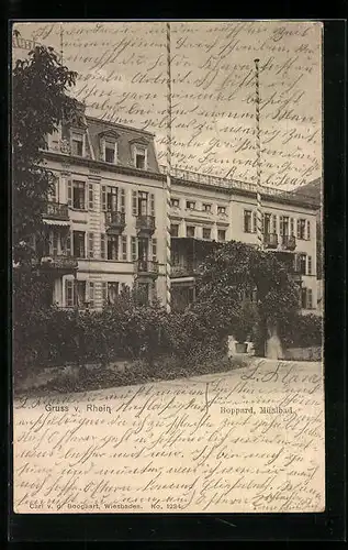 AK Boppard a. Rh., Hotel Mühlbad