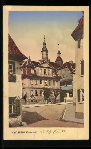 AK Windsheim, Partie am Kornmarkt