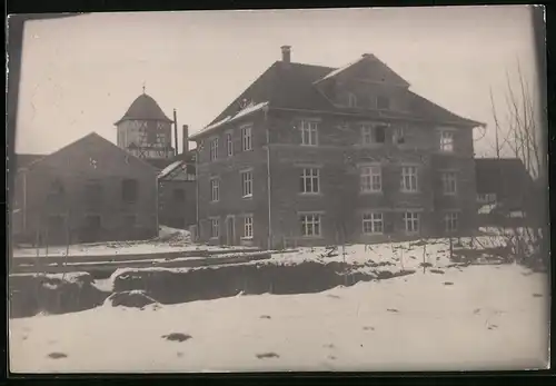 Fotografie unbekannter Fotograf, Ansicht Kirchensall, Ortsansicht im Winter