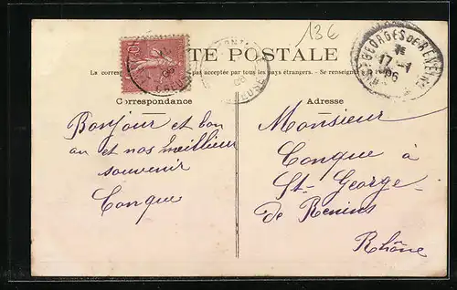 AK Faux-la-Montagne, La Grande Rue