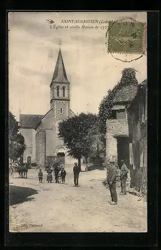 AK Saint-Sébastien, L`Eglise et vieille Maison de 1755