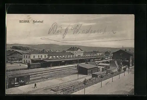 AK Bebra, Ansicht des Bahnhofs