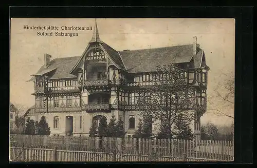 AK Salzungen, Kinderheilstätte Charlottenhall