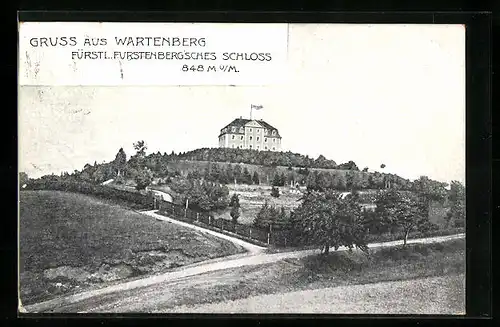 AK Wartenberg, Fürstl. Fürstenbergsches Schloss