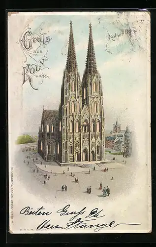 Lithographie Köln, Der Kölner Dom