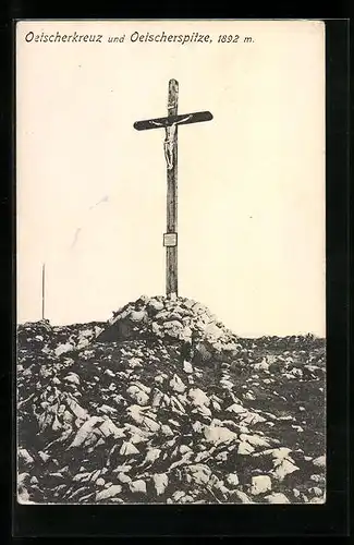 AK Oetscher, Oetscherkreuz und Oetscherspitze