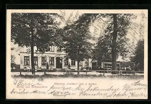 AK Hamburg-Othmarschen, Restaurant Nordstern von F. Flenker